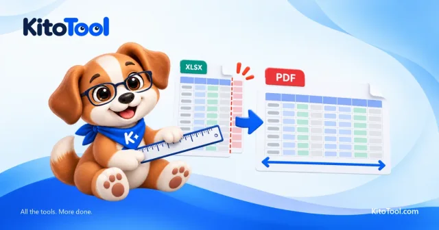 Kito so bảng bị tràn mép với bảng đủ cột trên một trang PDF ngang.